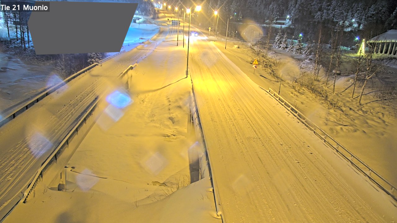 Weather Camera Image Väg 21 Muonio, Muonio, Lappi