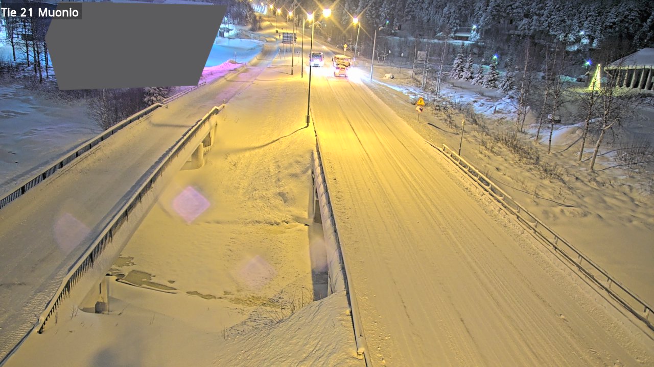 Weather Camera Image Väg 21 Muonio, Muonio, Lappi