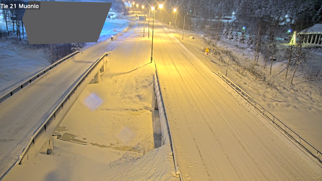 Weather Camera Image Väg 21 Muonio, Muonio, Lappi