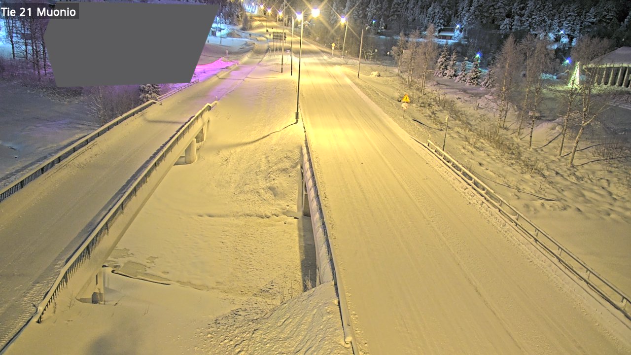 Weather Camera Image Väg 21 Muonio, Muonio, Lappi