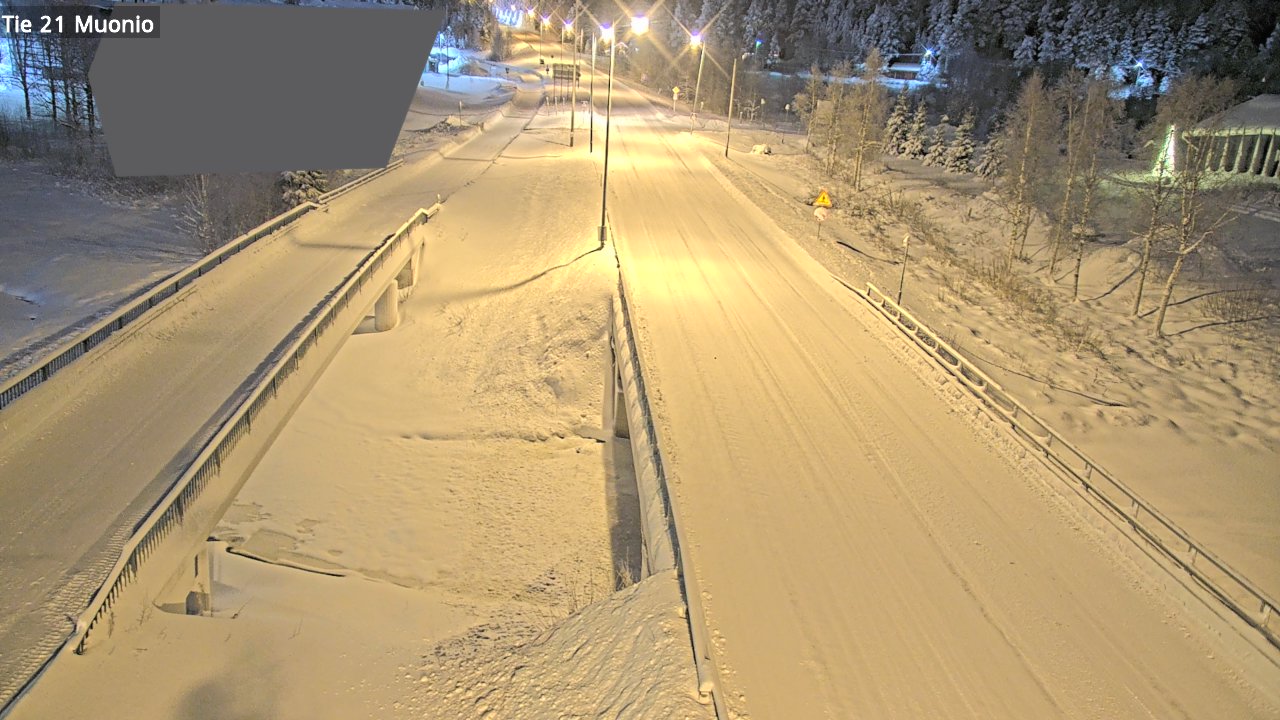 Weather Camera Image Väg 21 Muonio, Muonio, Lappi