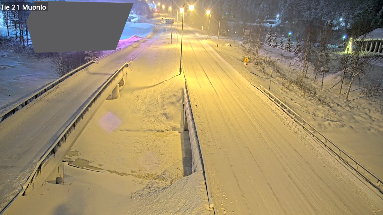 Weather Camera Image Väg 21 Muonio, Muonio, Lappi