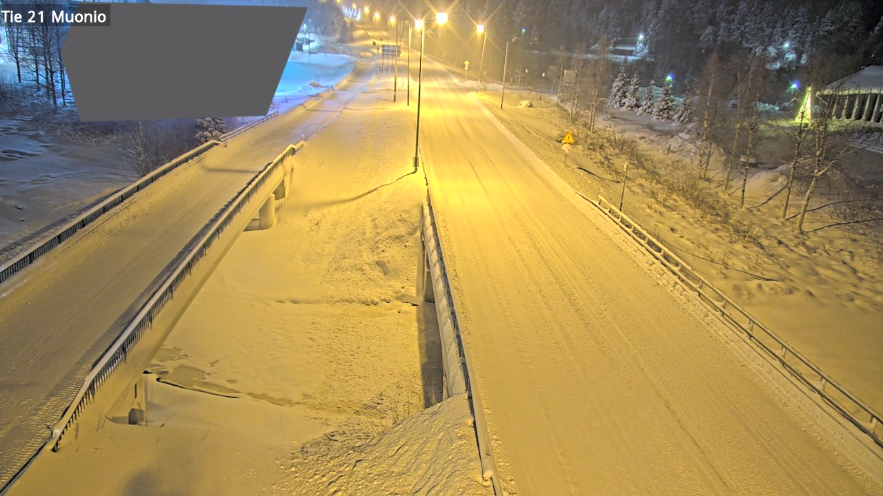 Weather Camera Image Väg 21 Muonio, Muonio, Lappi
