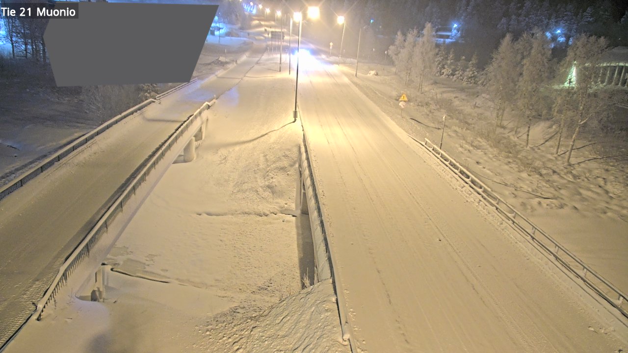 Weather Camera Image Väg 21 Muonio, Muonio, Lappi