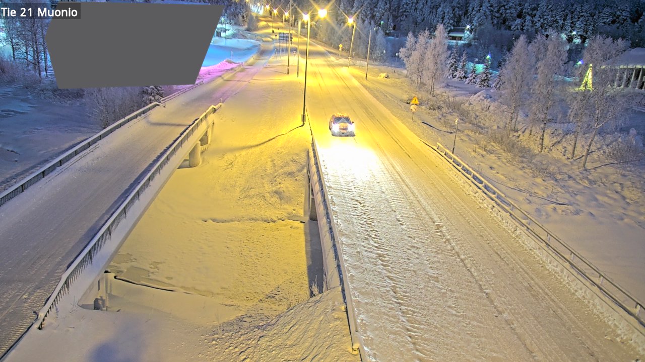 Weather Camera Image Väg 21 Muonio, Muonio, Lappi