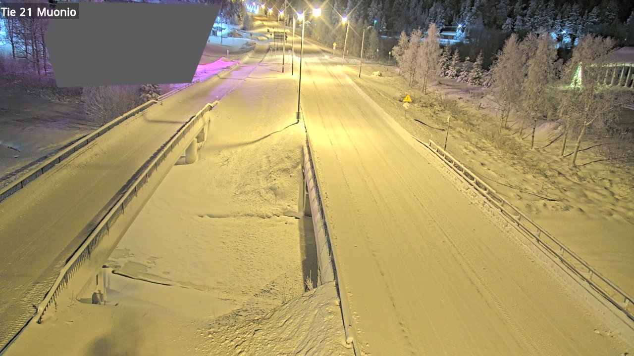 Weather Camera Image Väg 21 Muonio, Muonio, Lappi