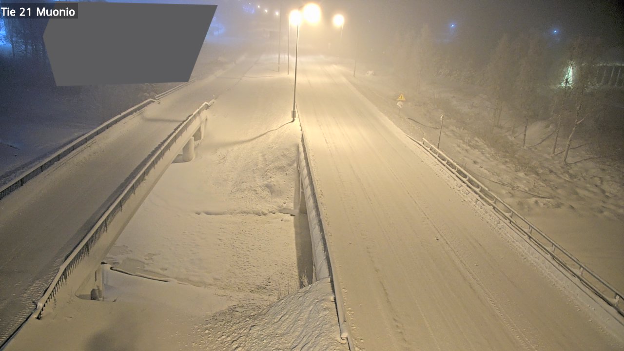 Weather Camera Image Väg 21 Muonio, Muonio, Lappi
