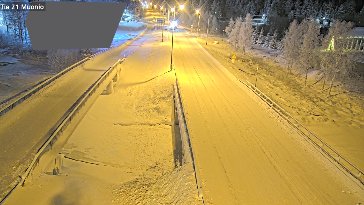 Weather Camera Image Väg 21 Muonio, Muonio, Lappi