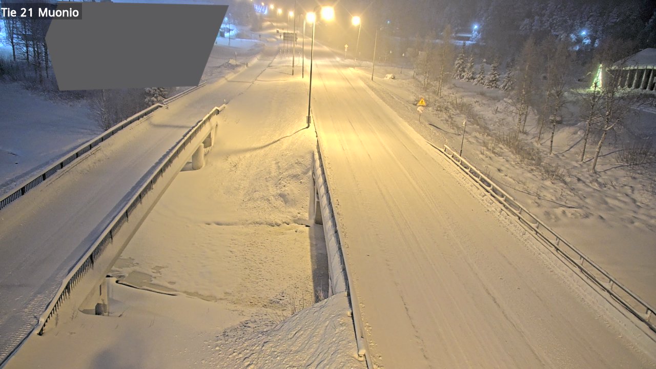Weather Camera Image Väg 21 Muonio, Muonio, Lappi