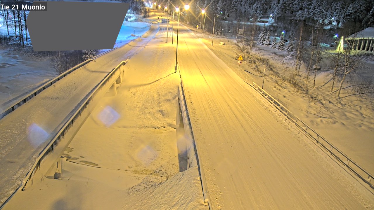 Weather Camera Image Väg 21 Muonio, Muonio, Lappi