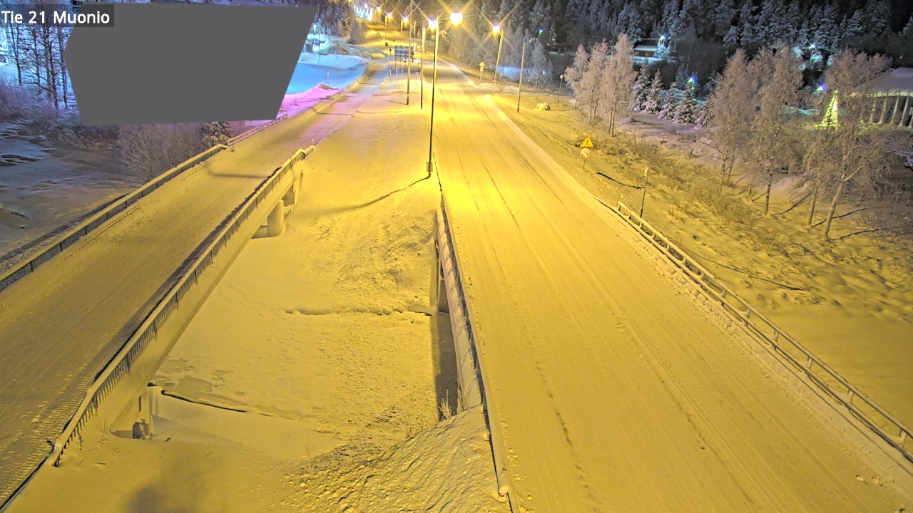 Weather Camera Image Väg 21 Muonio, Muonio, Lappi