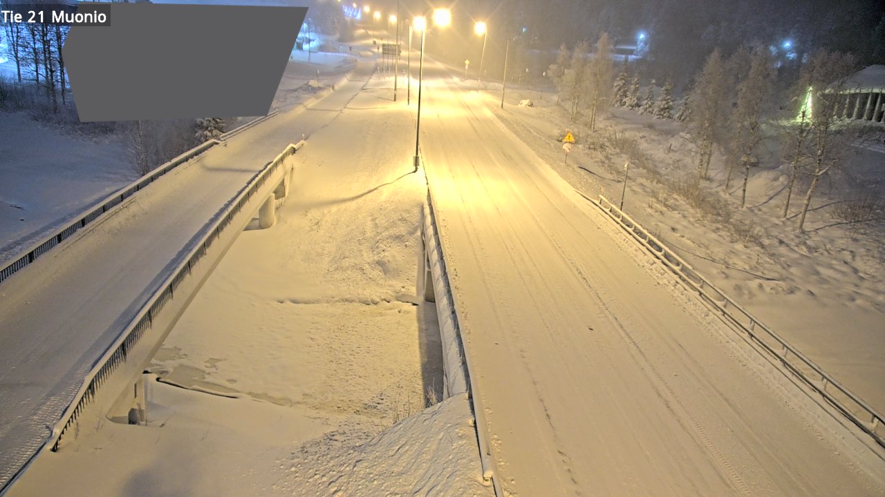 Weather Camera Image Väg 21 Muonio, Muonio, Lappi