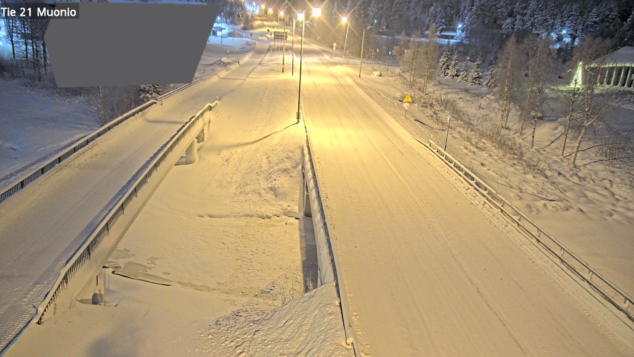 Weather Camera Image Väg 21 Muonio, Muonio, Lappi