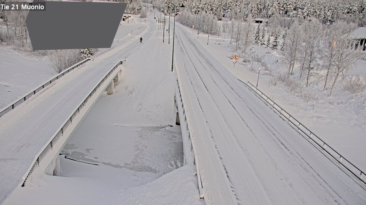 Weather Camera Image Väg 21 Muonio, Muonio, Lappi