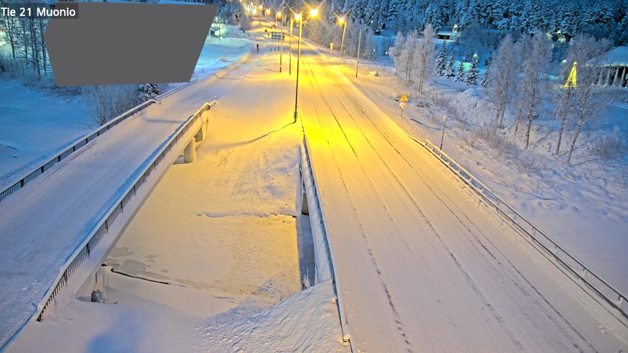 Weather Camera Image Road 21 Muonio, Muonio, Lappi
