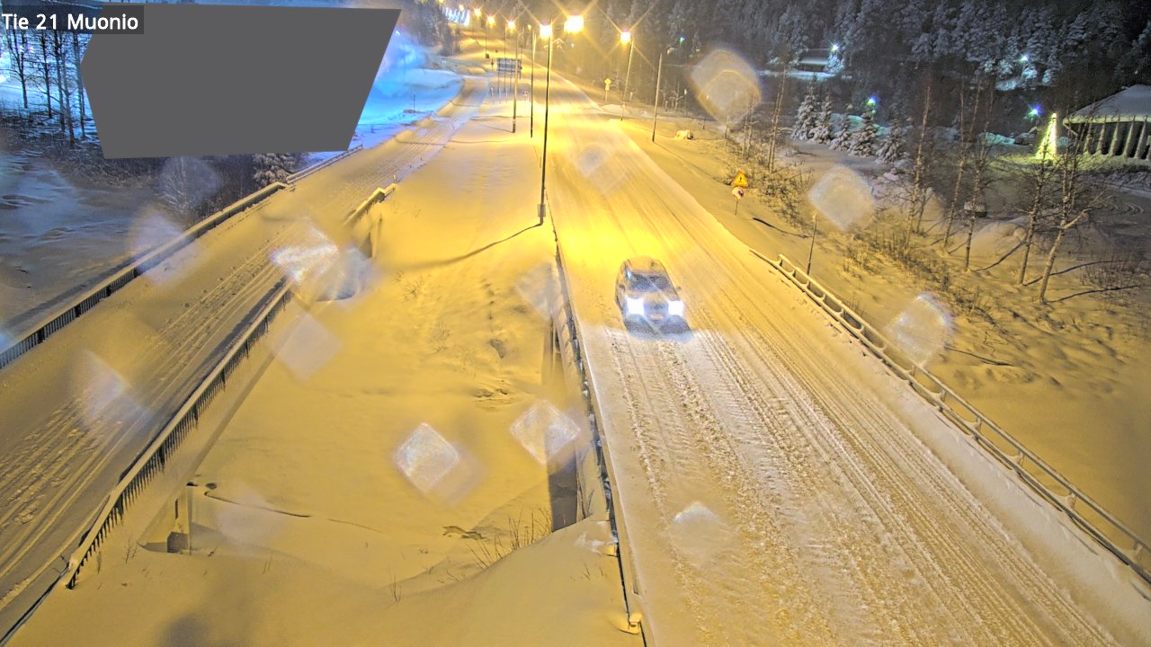 Weather Camera Image Väg 21 Muonio, Muonio, Lappi