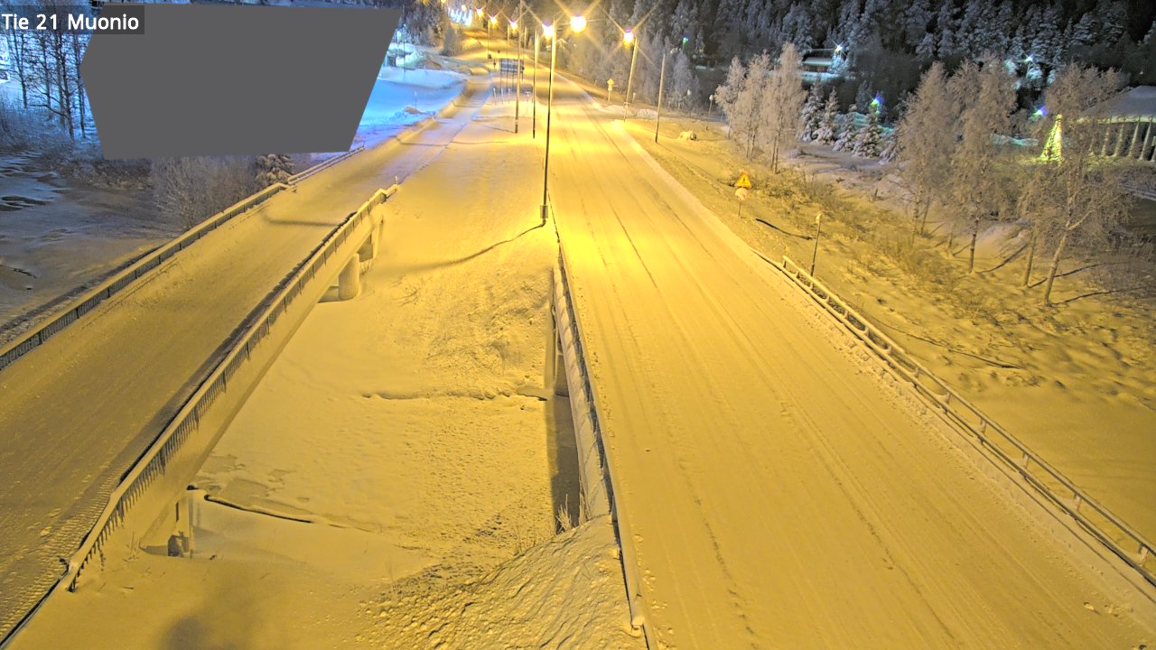 Weather Camera Image Väg 21 Muonio, Muonio, Lappi