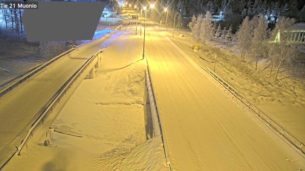 Weather Camera Image Väg 21 Muonio, Muonio, Lappi