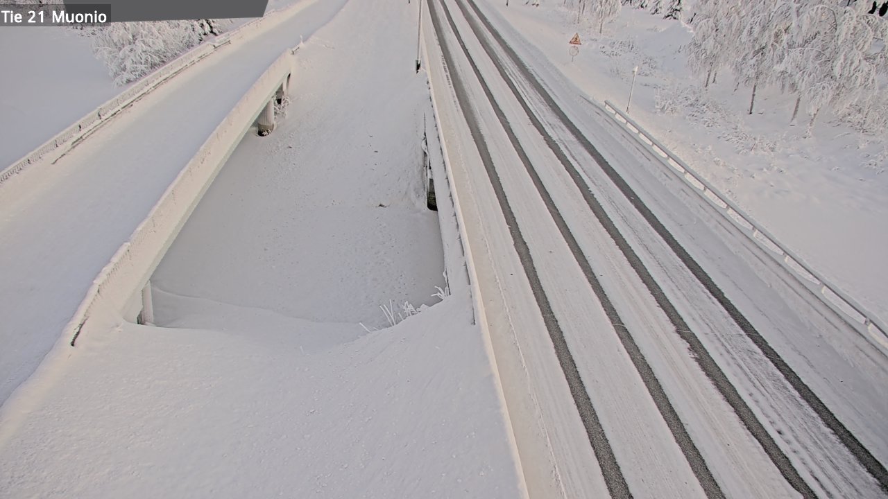 Weather Camera Image Road 21 Muonio, Muonio, Lappi