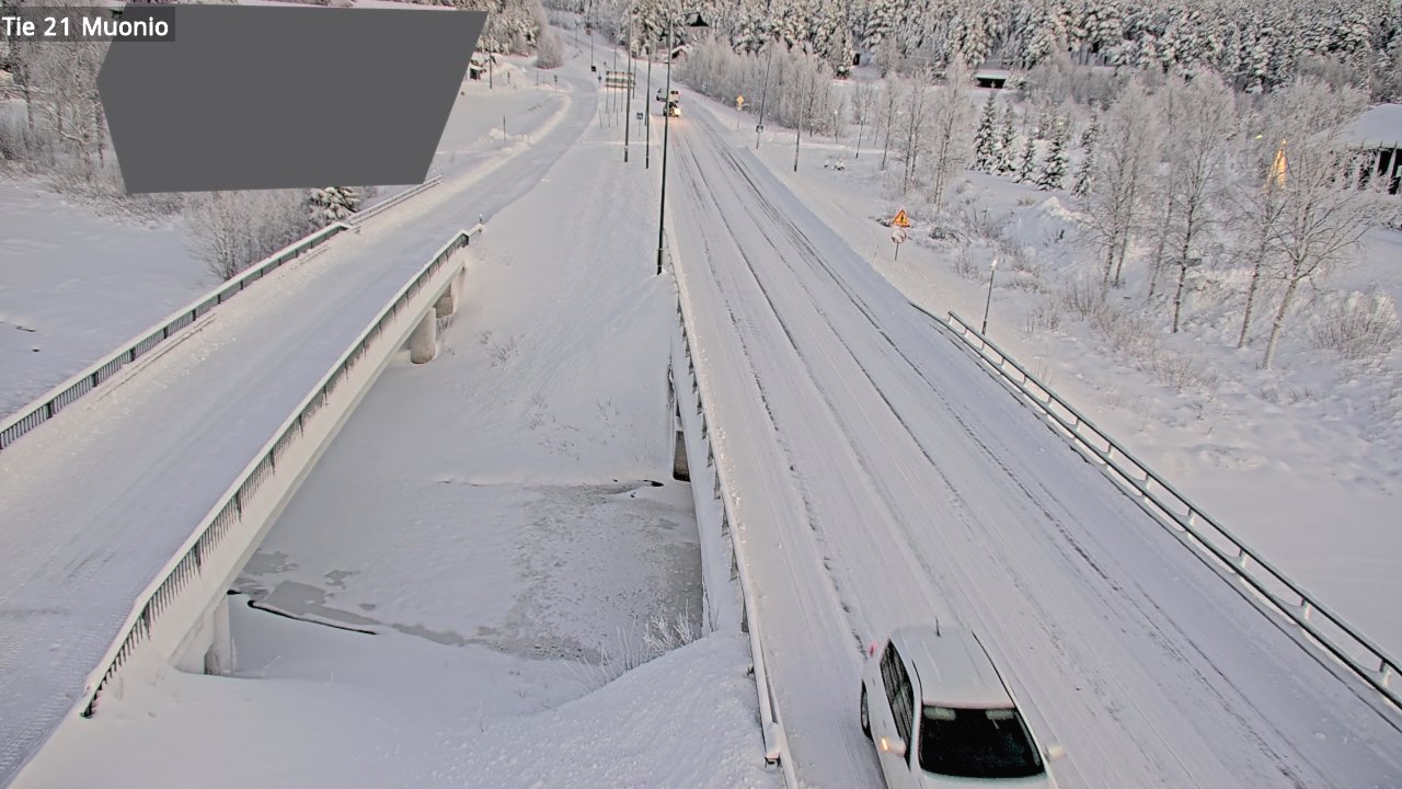 Weather Camera Image Väg 21 Muonio, Muonio, Lappi