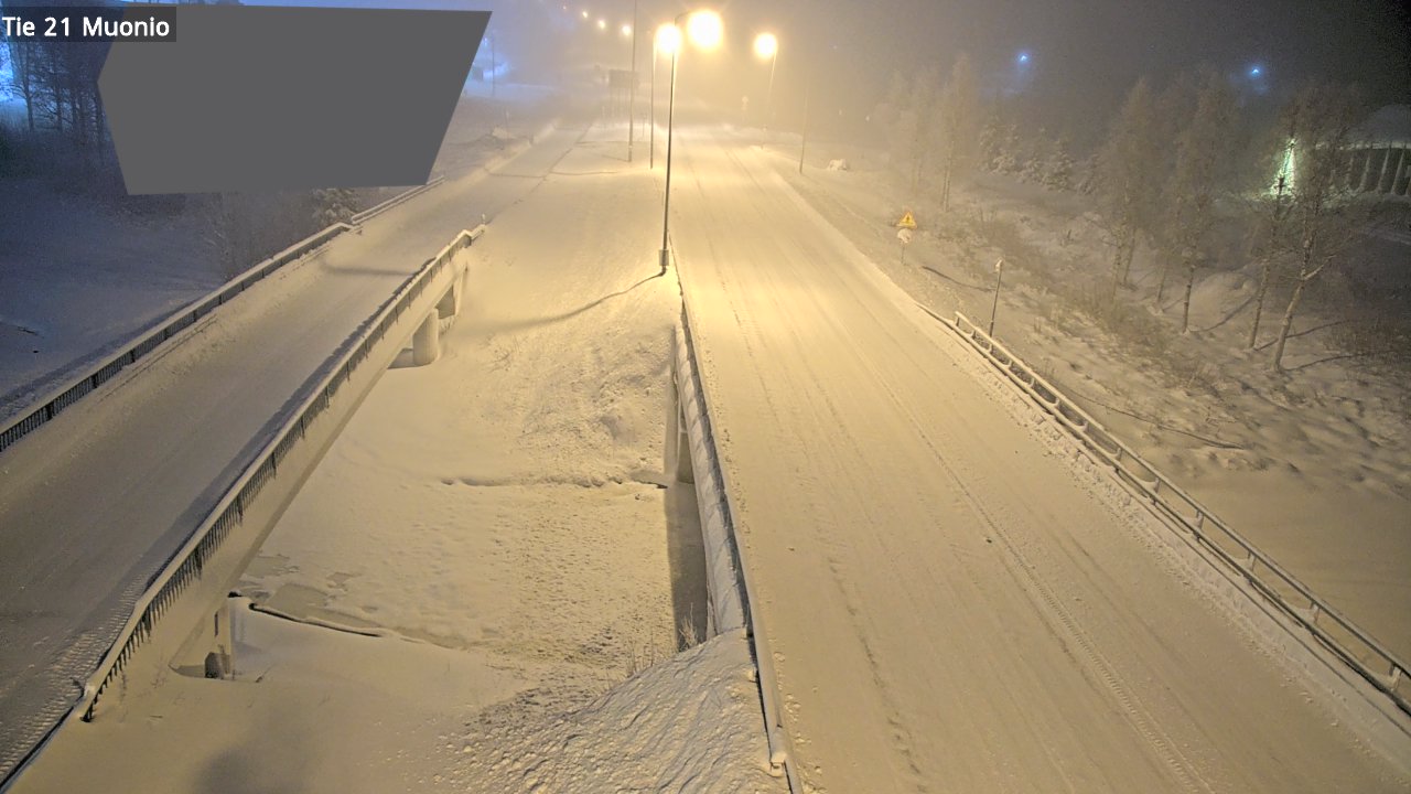 Weather Camera Image Väg 21 Muonio, Muonio, Lappi