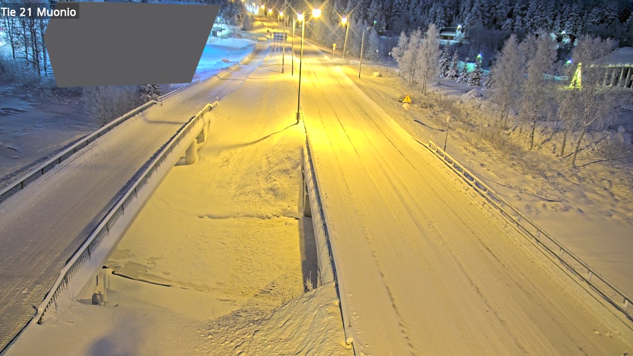 Weather Camera Image Väg 21 Muonio, Muonio, Lappi