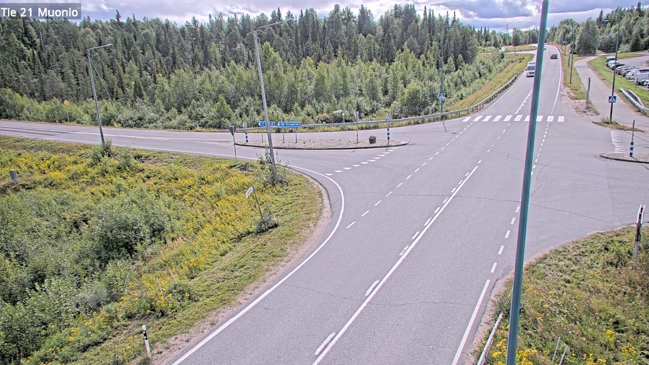 Weather Camera Image Väg 21 Muonio, Muonio, Lappi