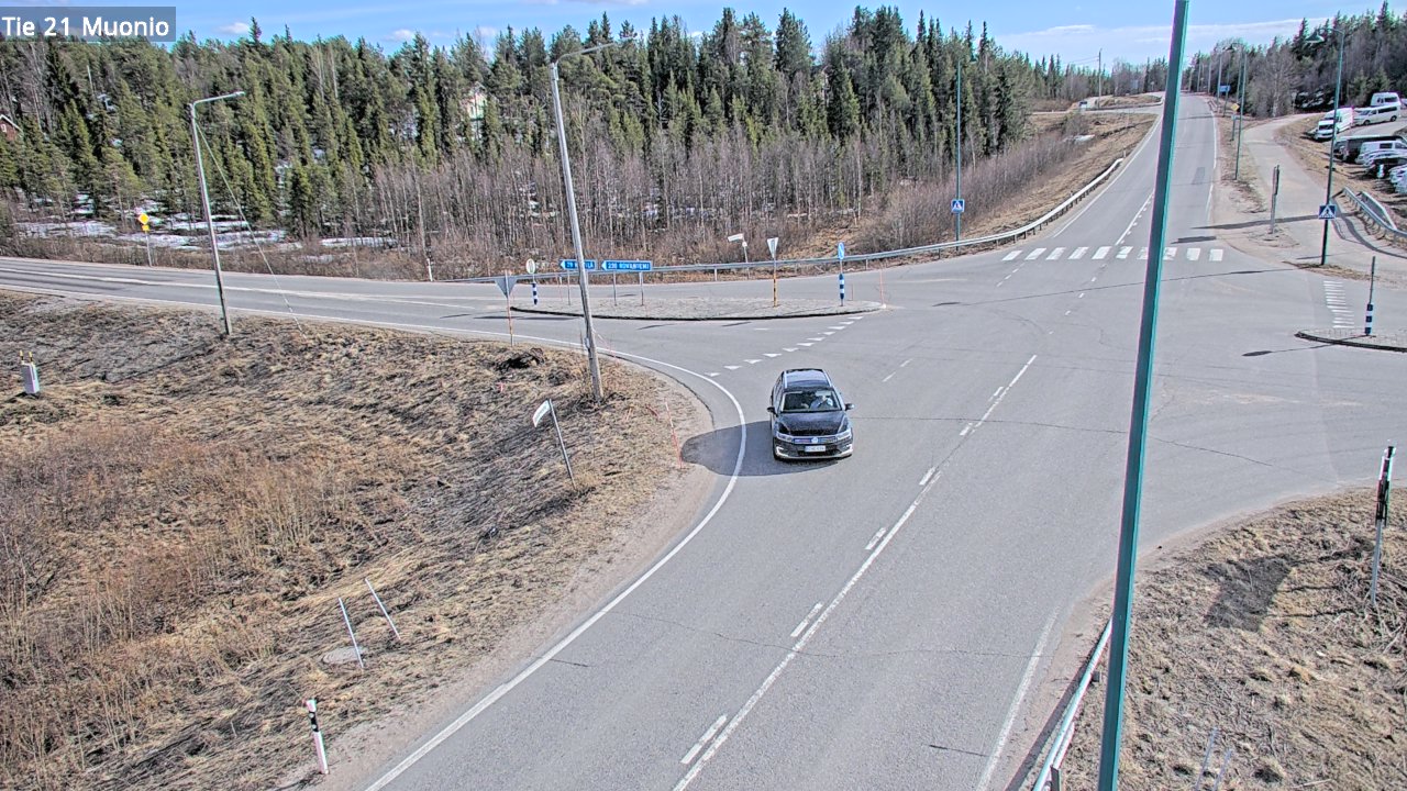 Weather Camera Image Väg 21 Muonio, Muonio, Lappi