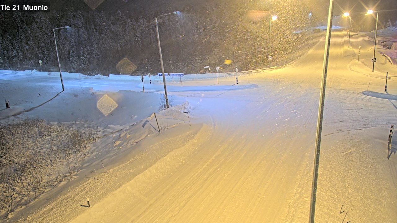 Weather Camera Image Väg 21 Muonio, Muonio, Lappi