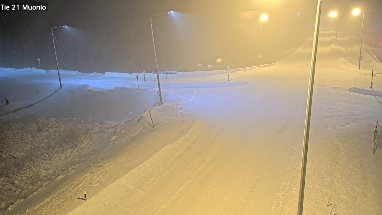 Weather Camera Image Väg 21 Muonio, Muonio, Lappi
