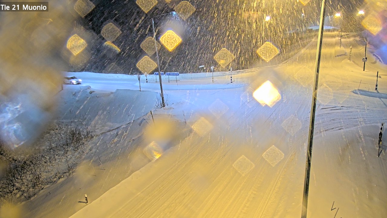 Weather Camera Image Väg 21 Muonio, Muonio, Lappi