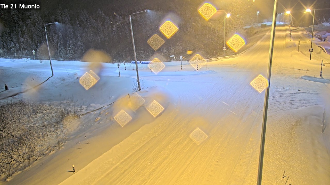 Weather Camera Image Väg 21 Muonio, Muonio, Lappi