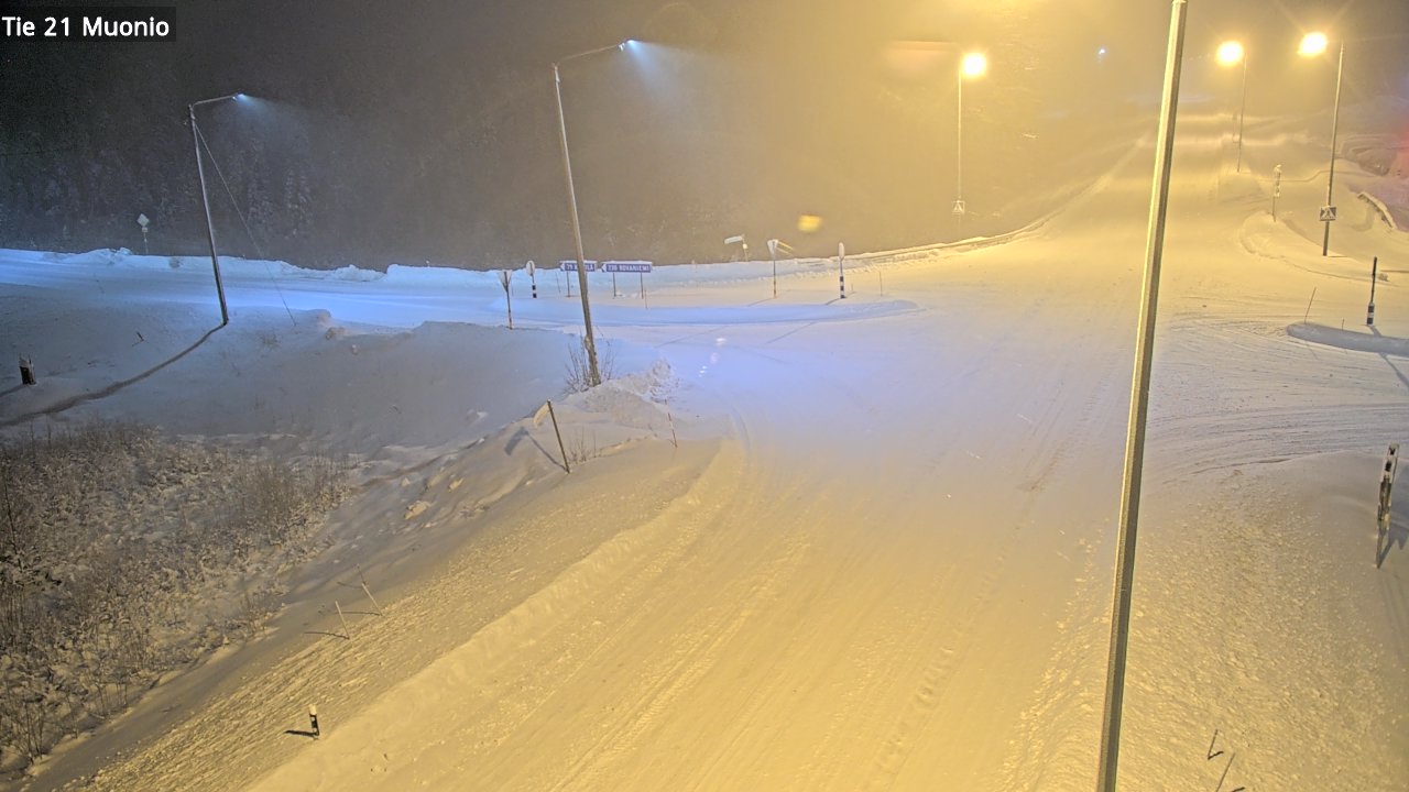 Weather Camera Image Väg 21 Muonio, Muonio, Lappi