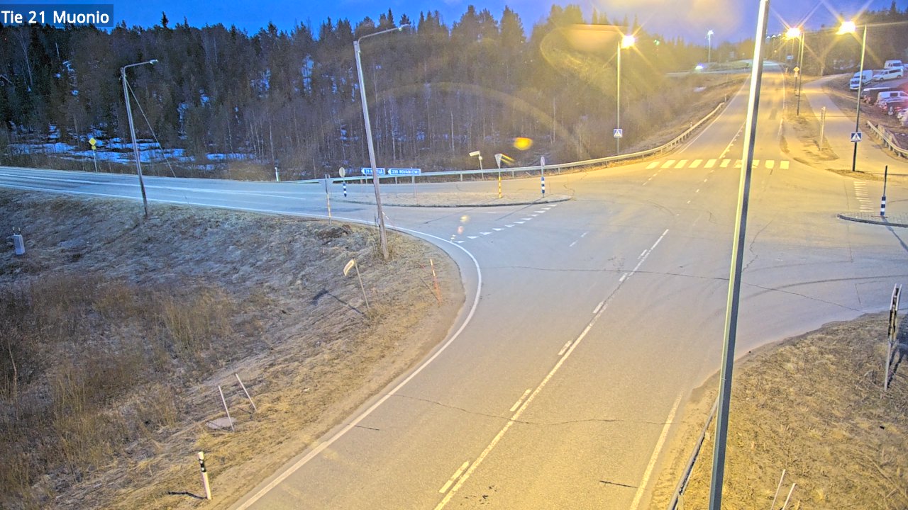 Weather Camera Image Väg 21 Muonio, Muonio, Lappi