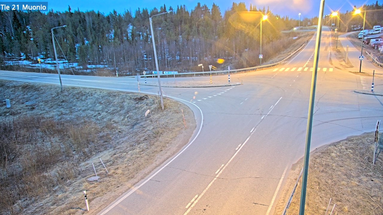 Weather Camera Image Väg 21 Muonio, Muonio, Lappi