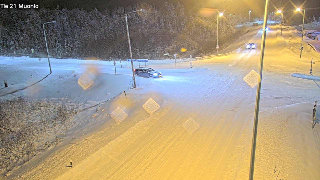 Weather Camera Image Väg 21 Muonio, Muonio, Lappi