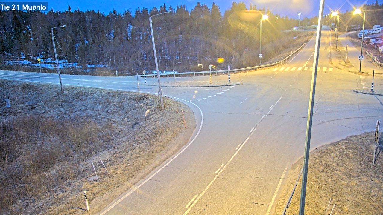Weather Camera Image Väg 21 Muonio, Muonio, Lappi
