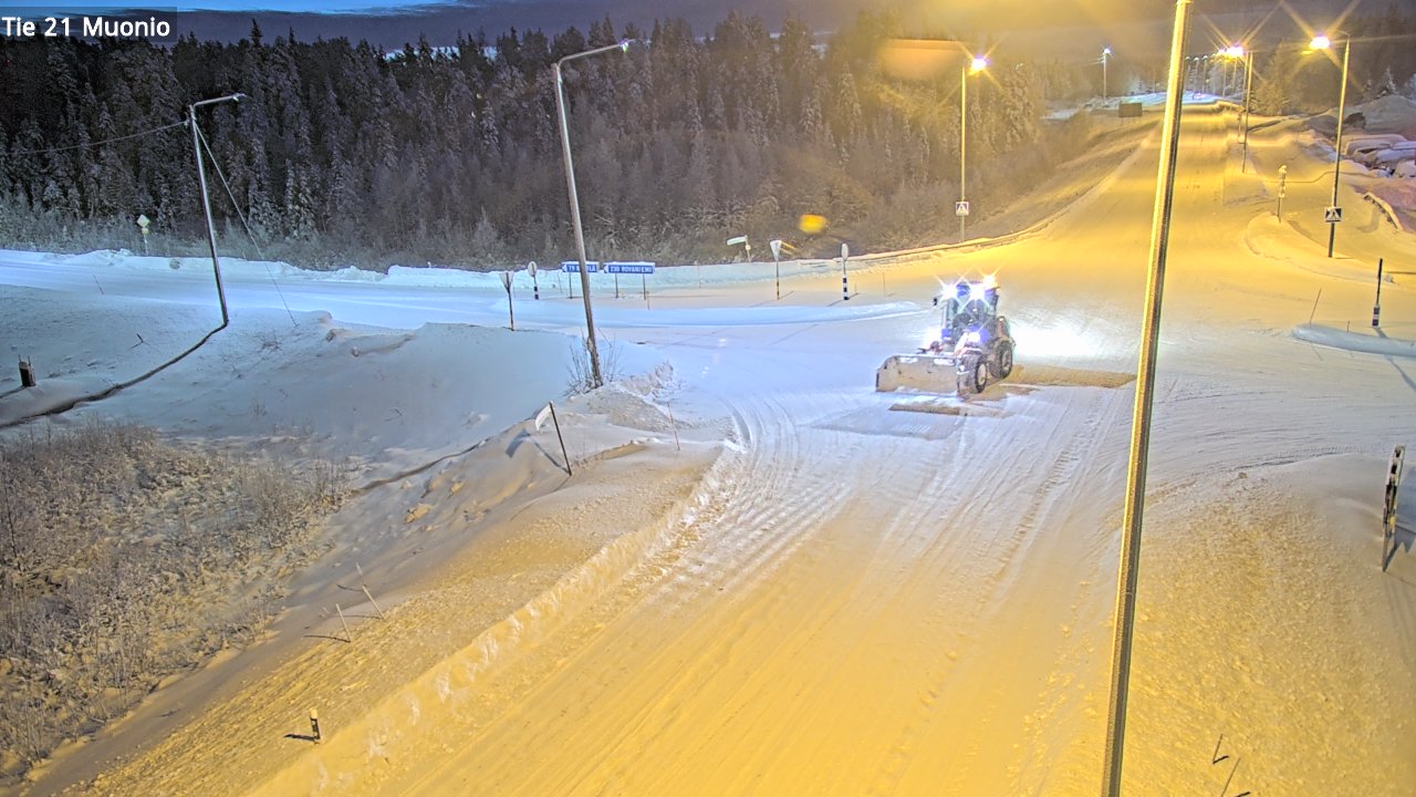 Weather Camera Image Väg 21 Muonio, Muonio, Lappi