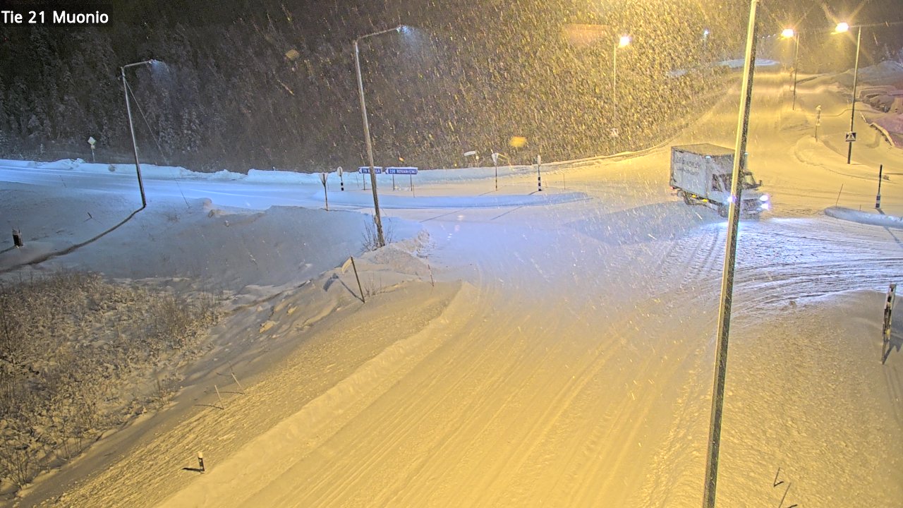 Weather Camera Image Väg 21 Muonio, Muonio, Lappi
