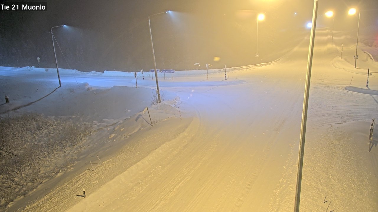 Weather Camera Image Väg 21 Muonio, Muonio, Lappi