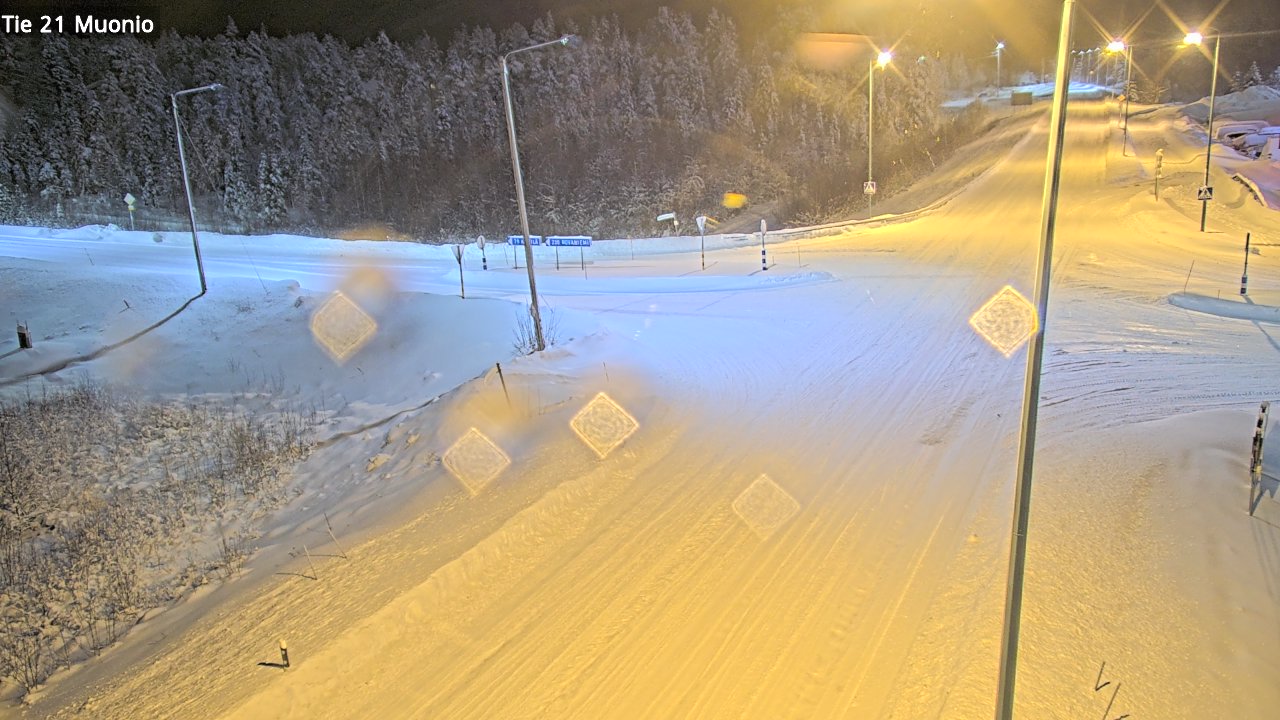 Weather Camera Image Väg 21 Muonio, Muonio, Lappi