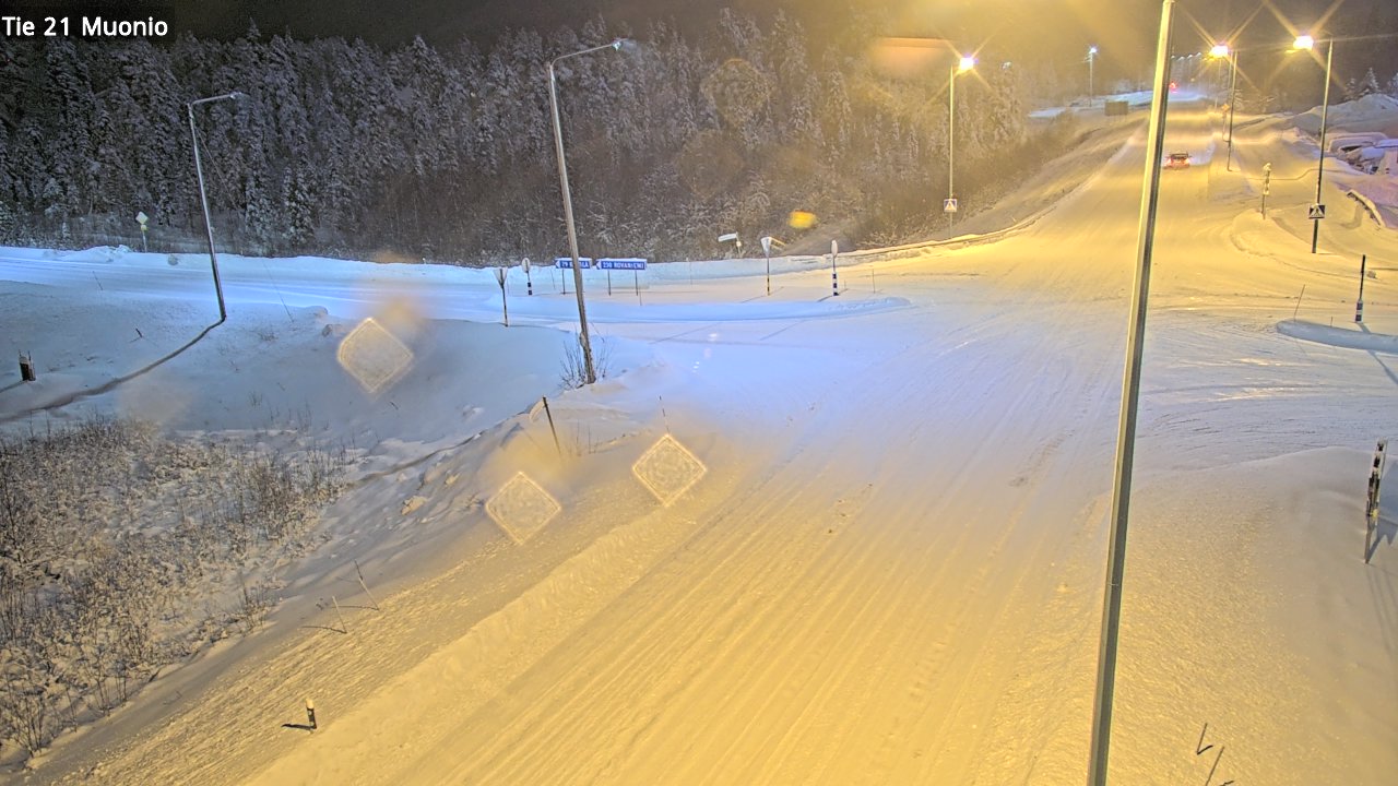 Weather Camera Image Väg 21 Muonio, Muonio, Lappi