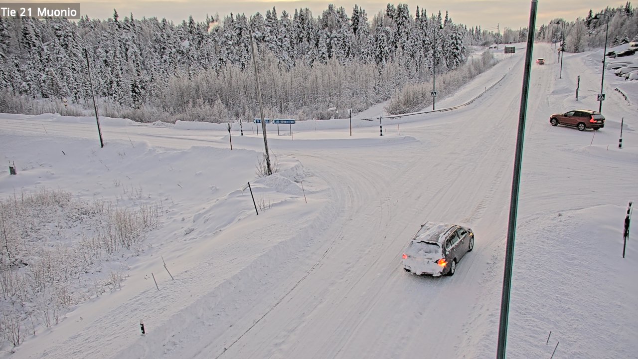 Weather Camera Image Väg 21 Muonio, Muonio, Lappi