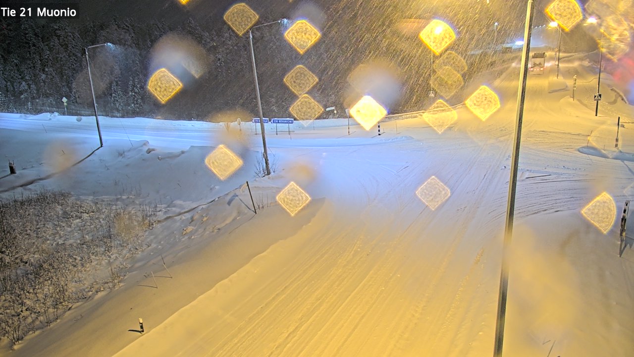 Weather Camera Image Väg 21 Muonio, Muonio, Lappi