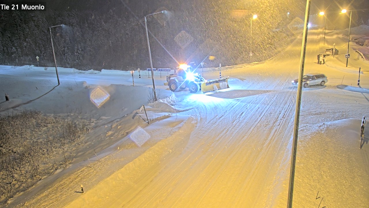 Weather Camera Image Väg 21 Muonio, Muonio, Lappi