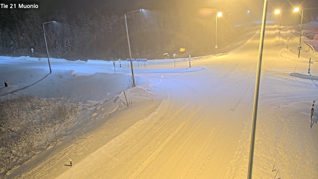 Weather Camera Image Väg 21 Muonio, Muonio, Lappi