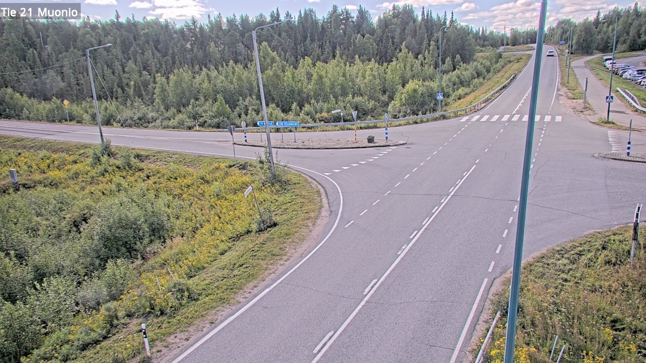 Weather Camera Image Väg 21 Muonio, Muonio, Lappi