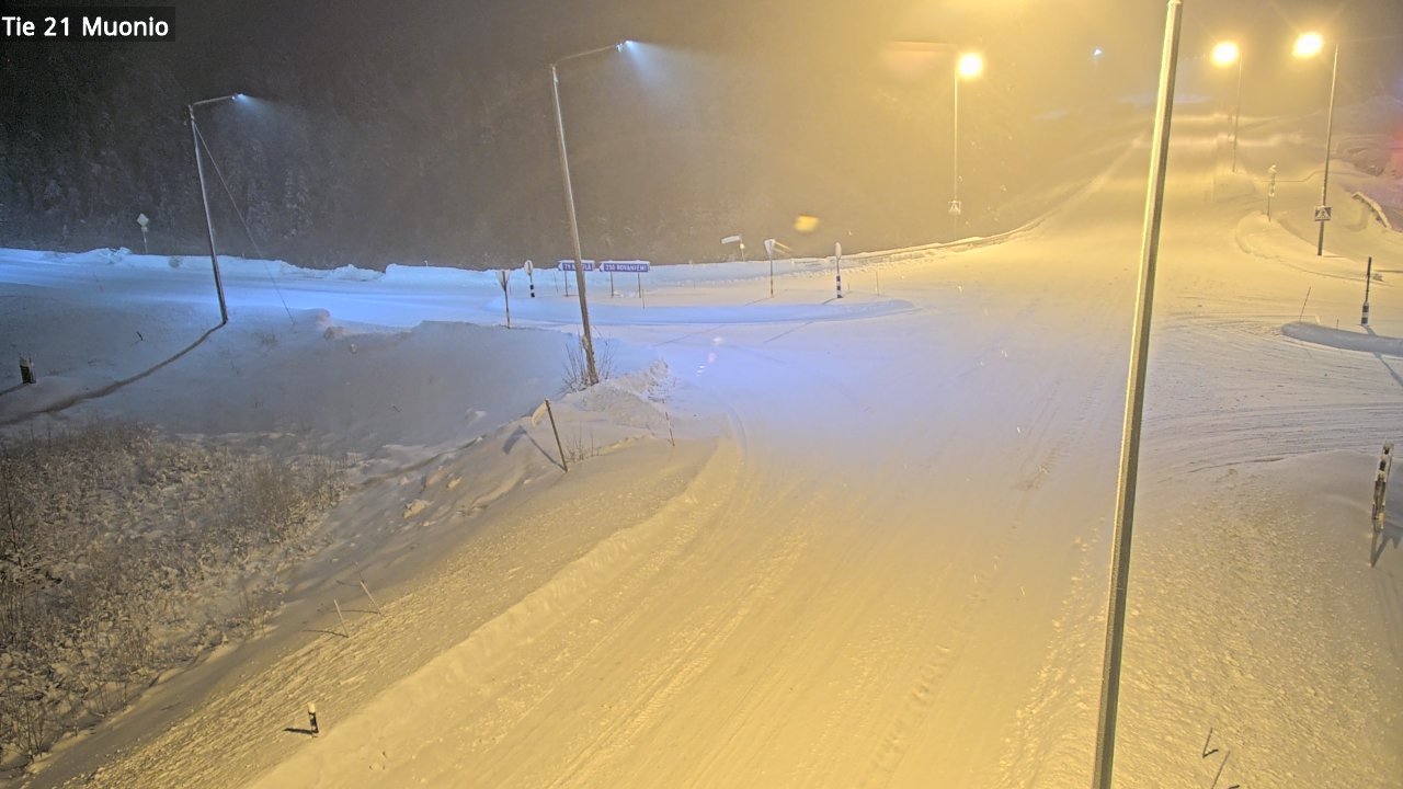 Weather Camera Image Väg 21 Muonio, Muonio, Lappi