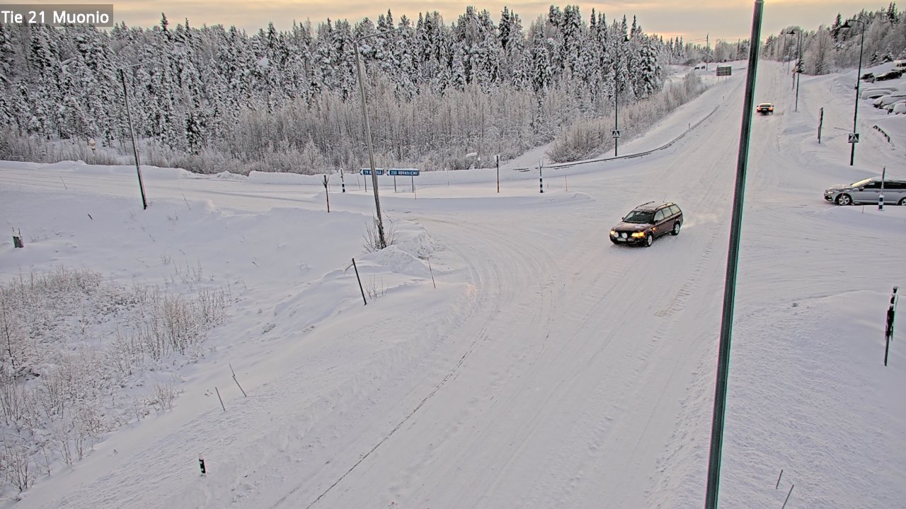 Weather Camera Image Väg 21 Muonio, Muonio, Lappi