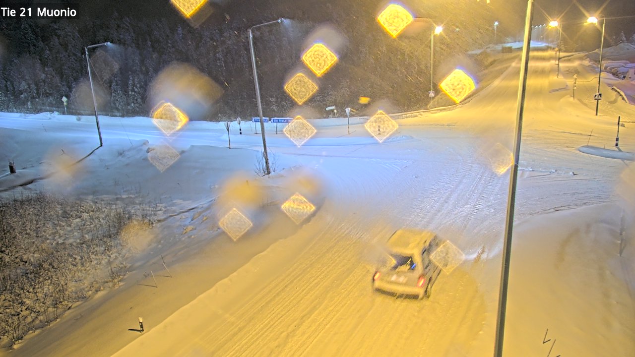 Weather Camera Image Väg 21 Muonio, Muonio, Lappi